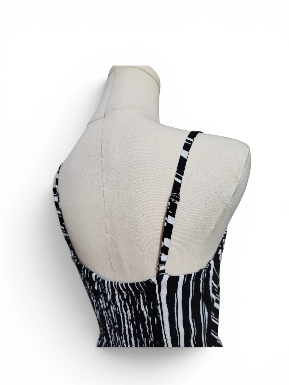 Apt.9 Midi Black/White Summer Dress Womens Size Medium - Picture 6 of 11